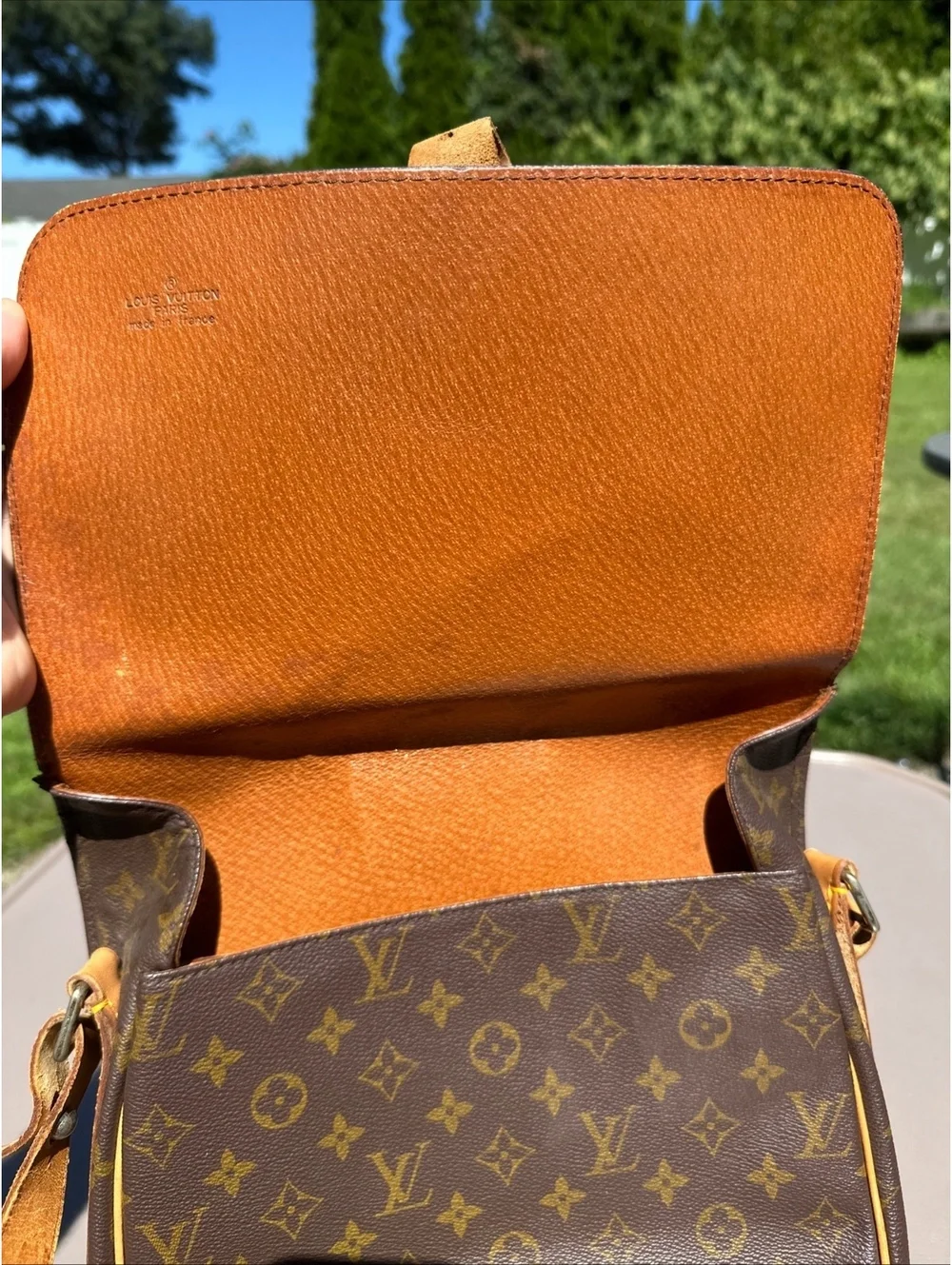 Vintage Louis Vuitton Monogram Cartouchiere Bag France
